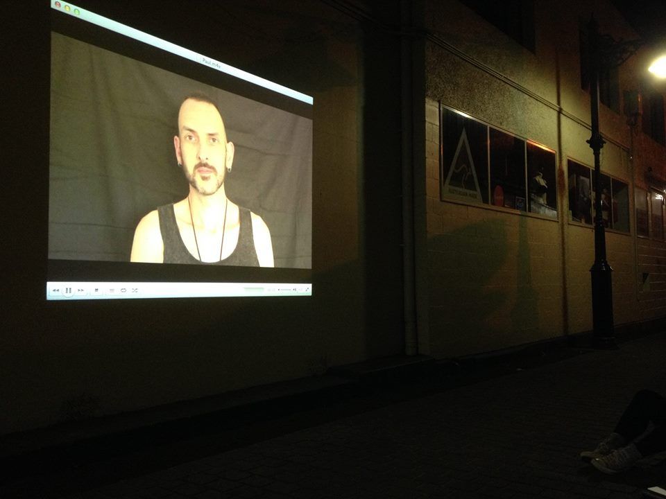 32 locally made films were screened in the laneways in the Warrnambool CBD