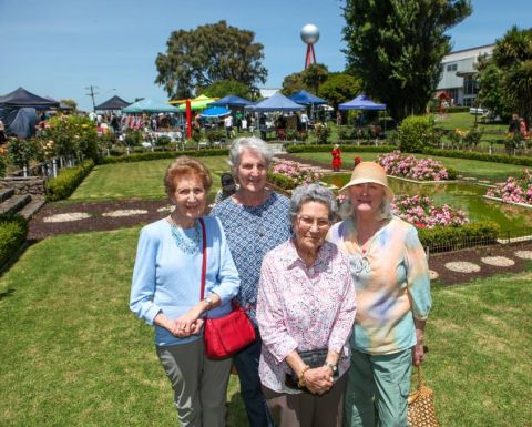 Faye Chenoweth, Heather Willams, Yolanda Bennoun, and Denise Borton all shared their FJ's memories. Photo: Warrnambool Standard