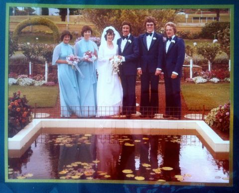 Bridal Party in the Gardens shared by bride Glenda McGennan