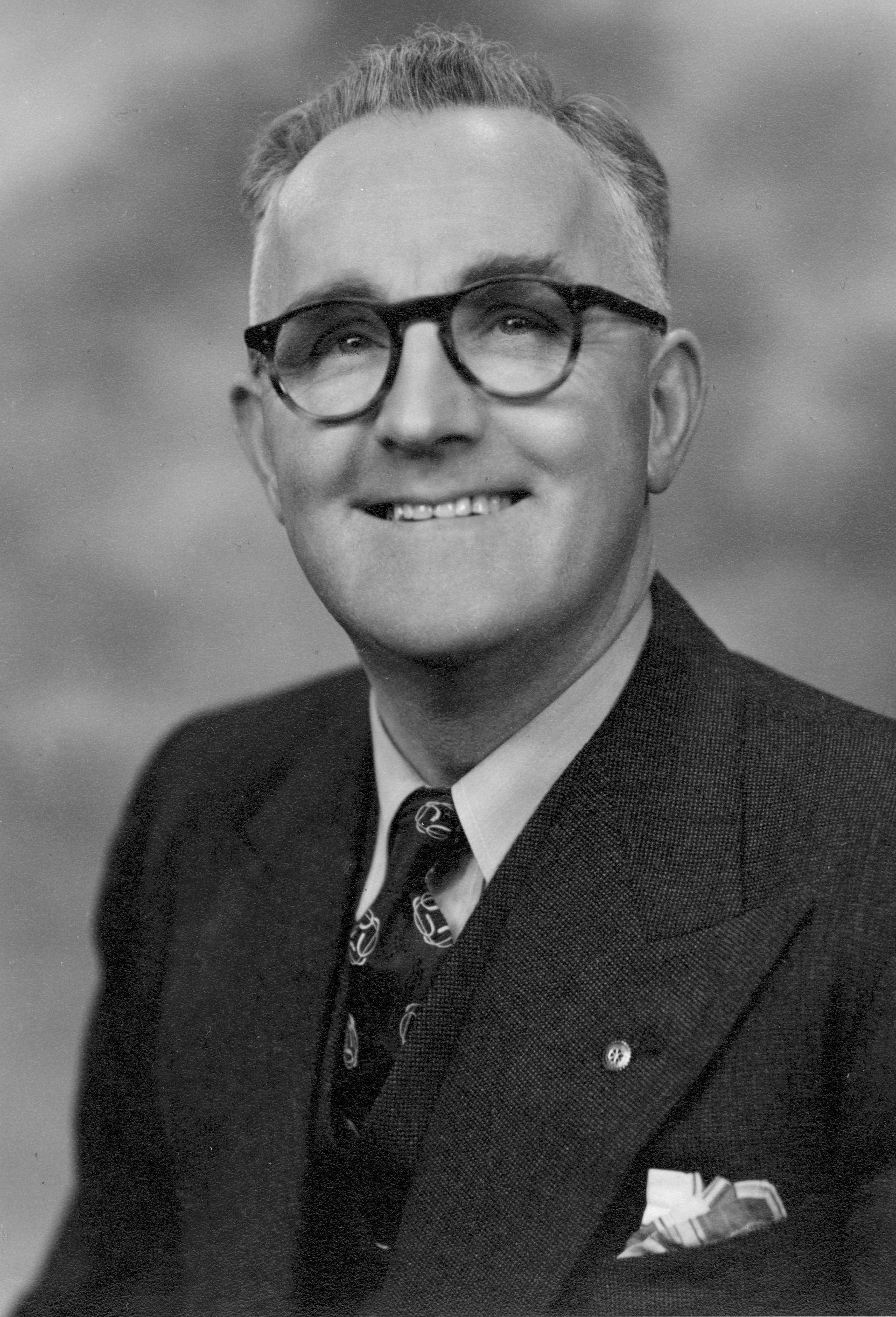 Fletcher Jones in the 50s about the time of Bruce Turner's story.   Photo: Jones Family Collection