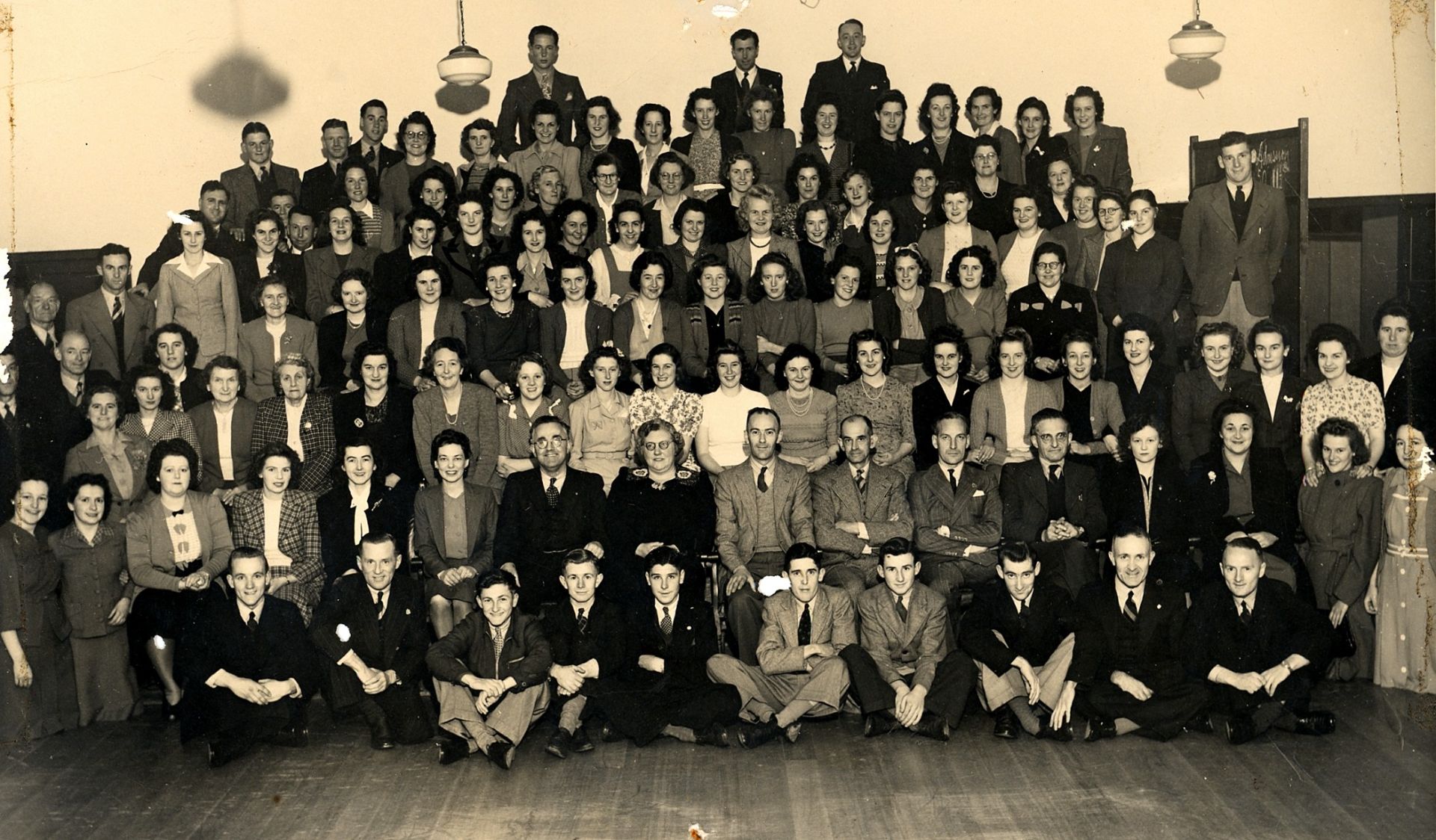 Man's Shop staff now grown considerably - 1945. Photo:Jones Family Collection Man's Shop staff now grown considerably - 1945. Photo:Jones Family Collection
