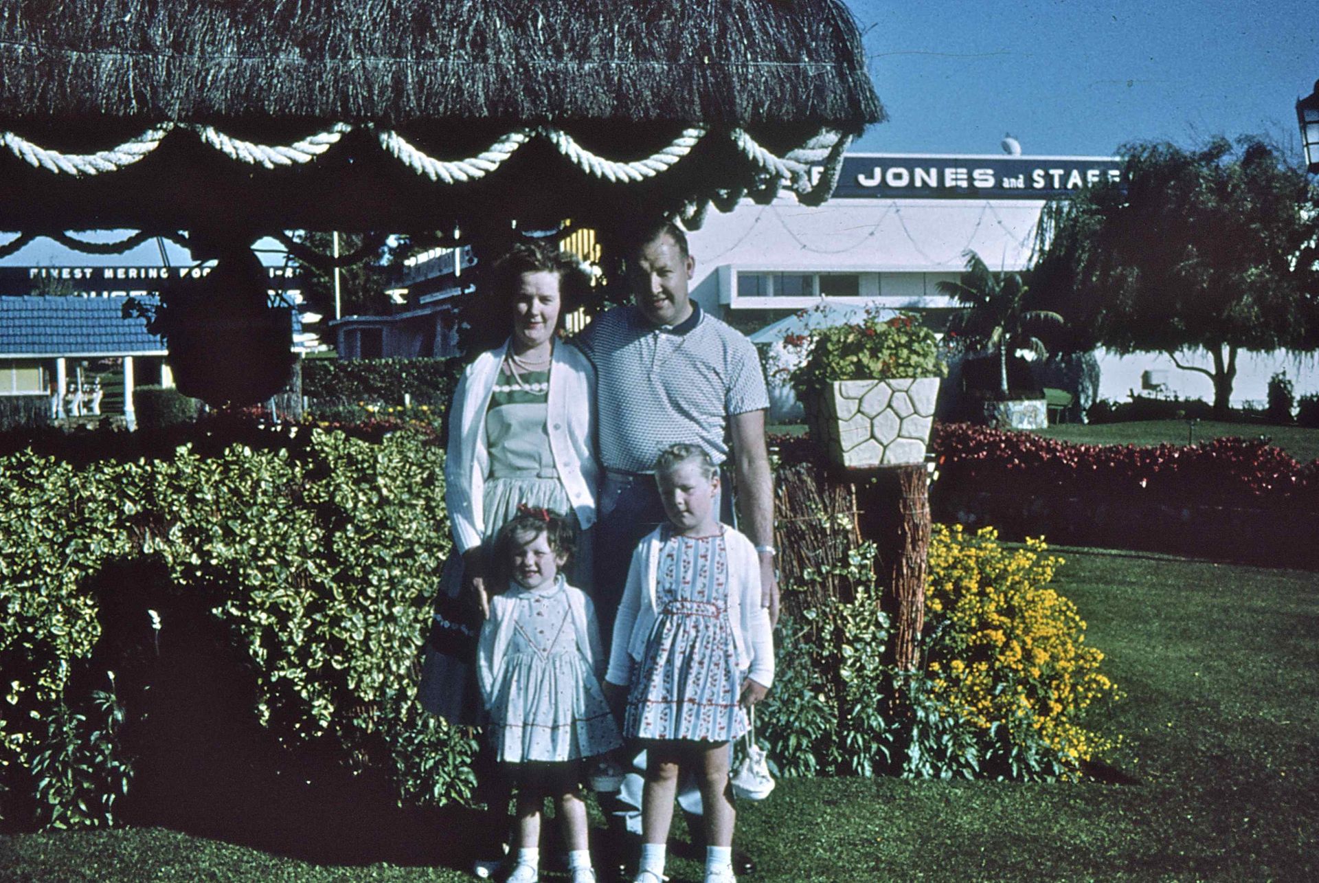 The Eagles family in the FJ Gardens- 1965 The Eagles family in the FJ Gardens- 1965