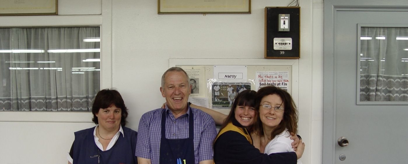 November, 2005. Fran, Don, Sue and Glenda - some of the last of the FJ staff at Pleasant Hill, Warrnambool. Photo: shared by Tim Carlton