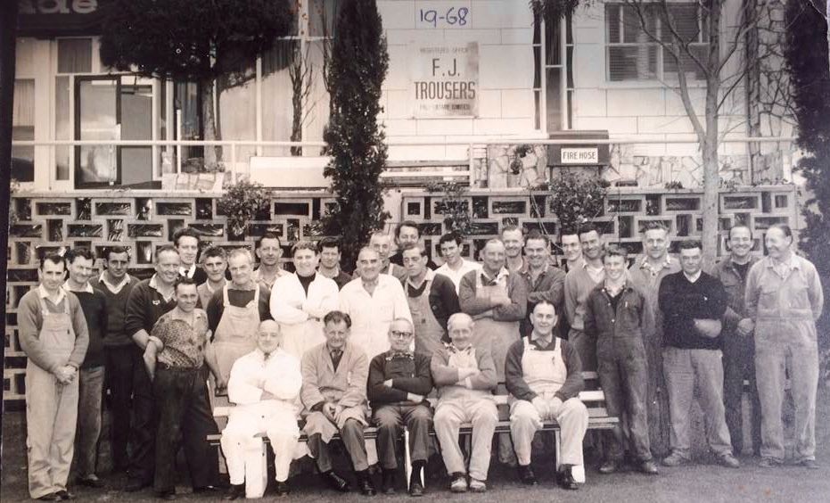 Jim Kelly is second from right standing at the back of this photo of the outdoor staff 1968.  Jim started work at 14 at Fletcher's and worked there for 40 years.  His son, Gary Kelly started at 15 and worked for 35 years for Fletcher's. Gary's mum worked there and he said heaps of uncles and aunties and cousins did too.   Photo shared by Richard Koosje Herlihy