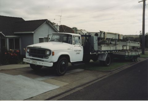 The gerber machine delivery. Photo: Gary Kelly