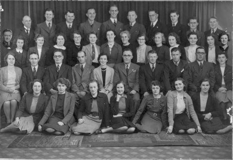 Man's Shop staff - 1940. Photo:Jones Family Collection