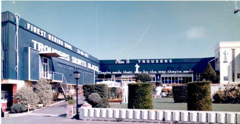 View of eastern part of the Pleasant Hill factory in the mid 1960s.  Photo: Jones Family Collection 