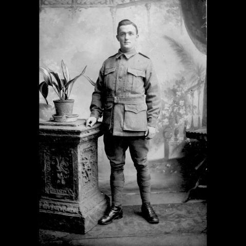 FJ served as a private from 1915-1917 during WW1.  Photo: Jones Family Collection 