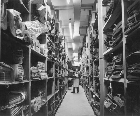 Fabric Storage Fletcher Jones Pleasant Hill.  Photo: Jones Family Collection 