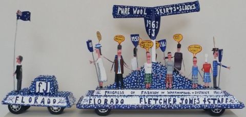 Glen Morgan's Florado -  inspired by the images of Fletcher Jones winning float in the 1963 Warrnambool Florado Festival.