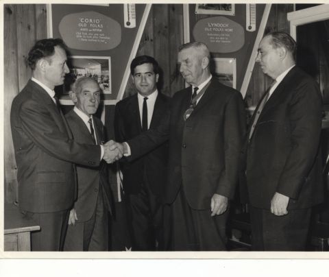 Gaetano Remine's citizenship ceremony was held in 1967 in the Fletcher Jones canteen.  Image shared by Gaetano Remine