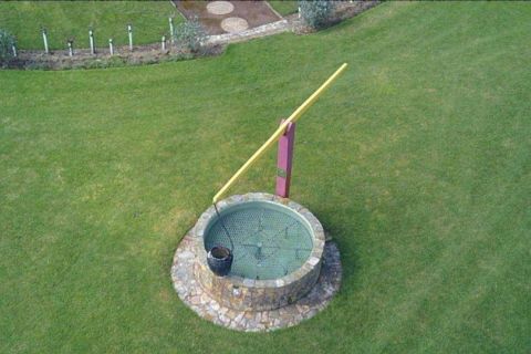 A beautiful photo of the wishing well taken with a drone camera by Matt Lanyon in 2015.  