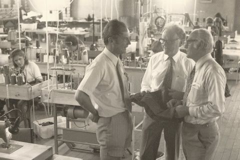 FJ's Pleasant Hill Warrnambool (late 1960s) - (left to right) my father, Chic Phillips, Neil Symons and Horace Verey.  Photo: Richard Phillips