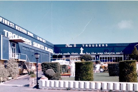View of eastern part of the Pleasant Hill factory in the mid 1960s.  Photo: Jones Family Collection 
